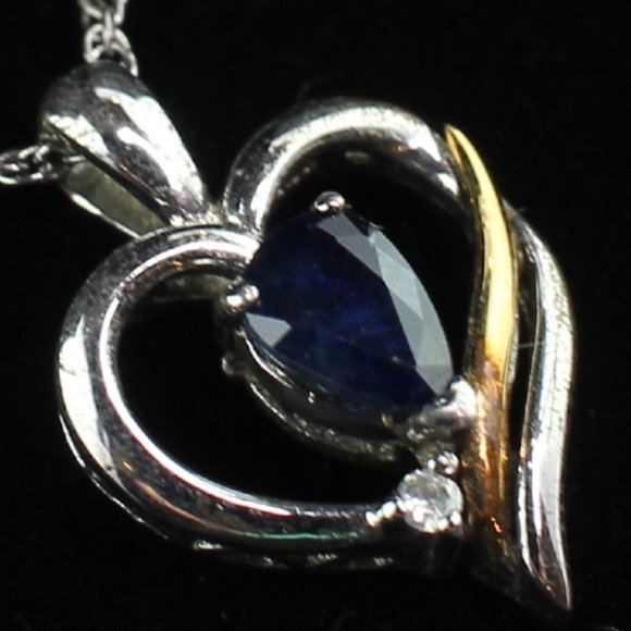 R.H. Macy & Co. Jewelry Macys Dark Blue Iolite Diamond Sterling